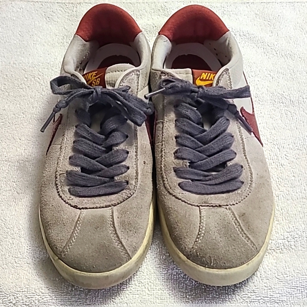 Nike SB Bruin React gray suede men's size 9